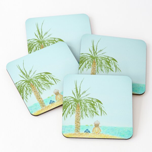 Item preview, Sitting on a tropical island - protect nature designed and sold by greenPQBstudio.