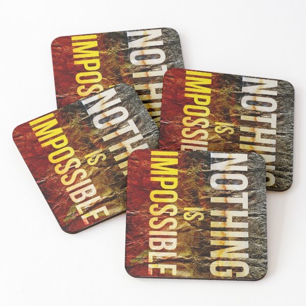 Item preview, Nothing Is Impossible , Inspirational Text Art designed and sold by NickDedidis.