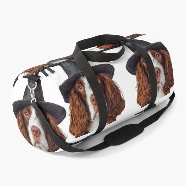 Item preview, Welsh Springer Spaniel dog Wearing Halloween Witch Hat designed and sold by LazyOwlStore.