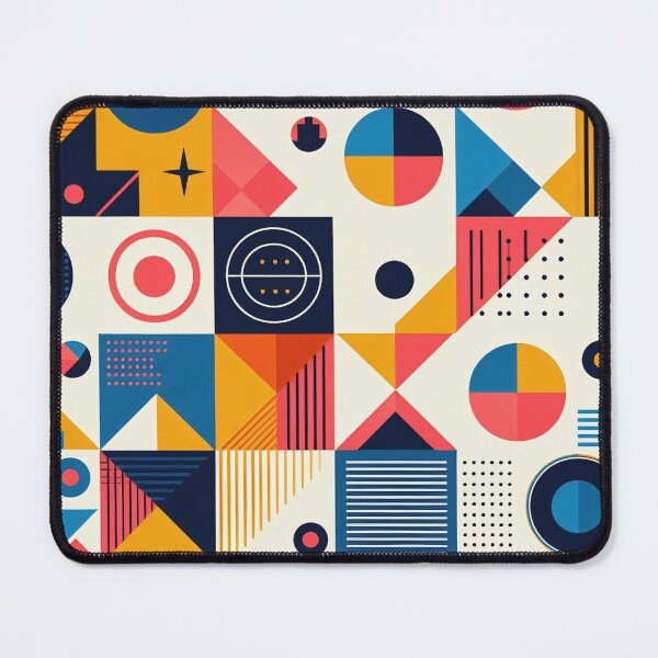 Item preview, Geometric 70s Style Architectural Art Pattern designed and sold by JohnnyVillas.