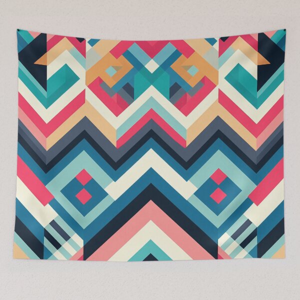 Item preview, Geometric Colorful Chevron Indian Style Pattern designed and sold by JohnnyVillas.
