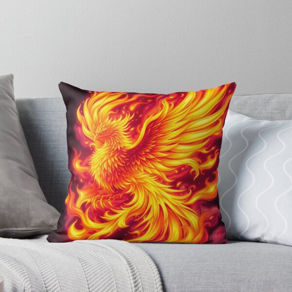 Item preview, Majestic Fiery Phoenix – Mythical Firebird Digital Art designed and sold by apoknight.