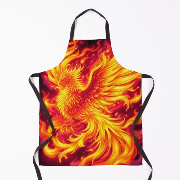 Item preview, Majestic Fiery Phoenix – Mythical Firebird Digital Art designed and sold by apoknight.