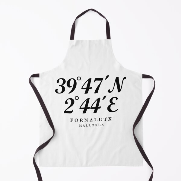 Item preview, Fornalutx, Mallorca Coordinates (Black) designed and sold by theshirtshops.