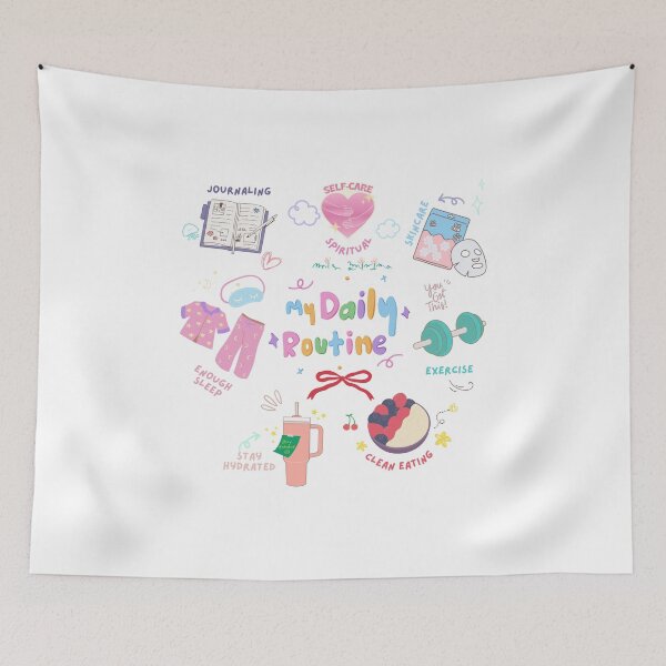 Item preview, My Self-Care Routine: A Path to Wellness designed and sold by ZerotwoStudio.