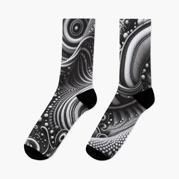 Item preview, Ornamental Textile Fabric Black and White 004 designed and sold by JohnnyVillas.