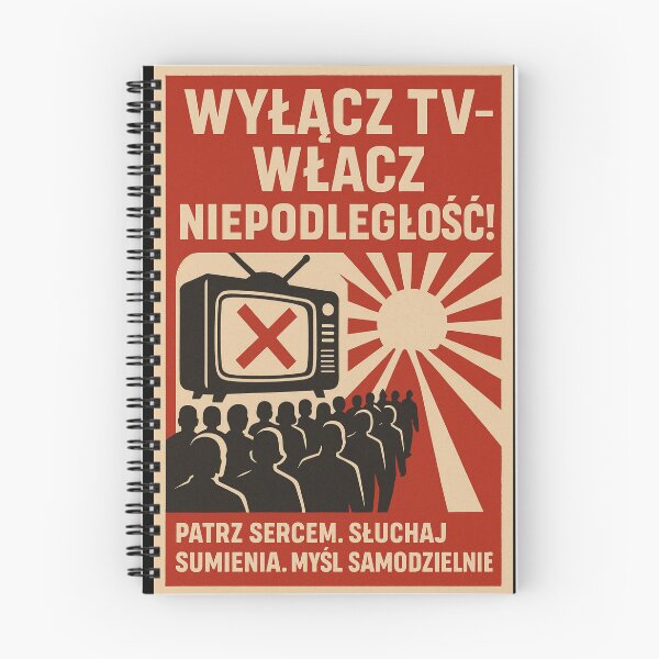 Item preview, Turn Off TV – Turn On Freedom! Polish Resistance Poster designed and sold by BestDetailer.