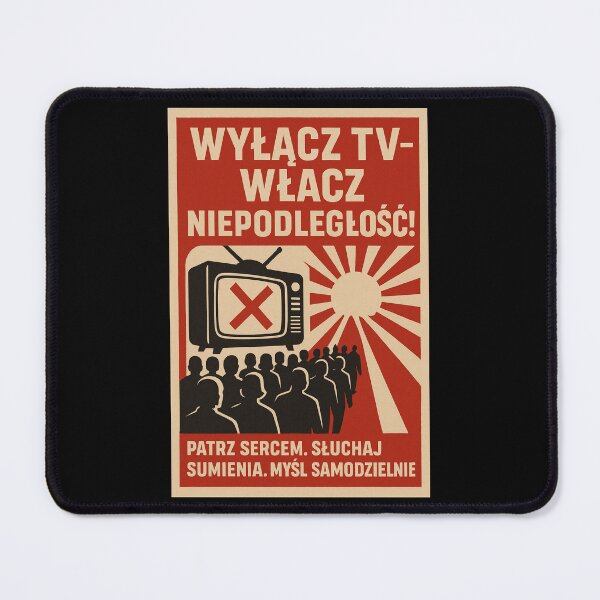 Item preview, Turn Off TV – Turn On Freedom! Polish Resistance Poster designed and sold by BestDetailer.