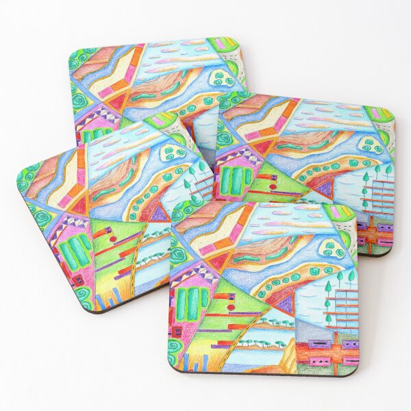 Item preview, land abstracts designed and sold by Tereza Pilar  Art.