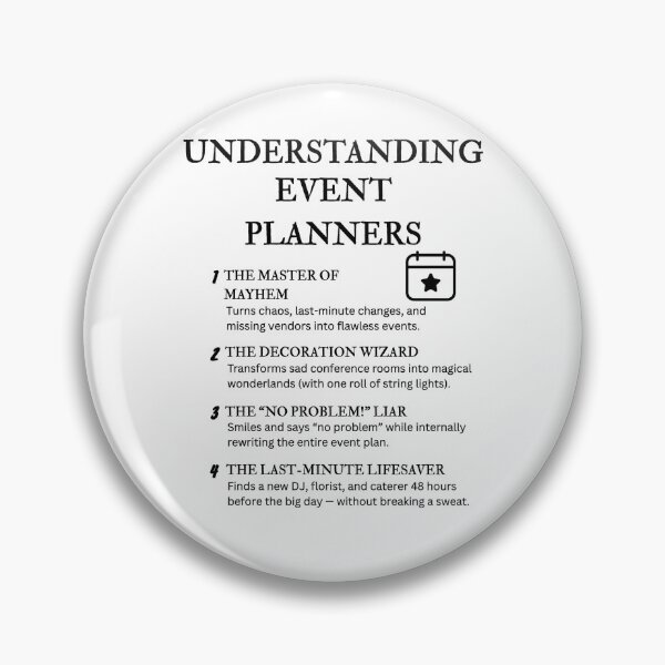 Item preview, Understanding Event Planners – Funny Chaos Coordinator Humor designed and sold by PsyFlow35.