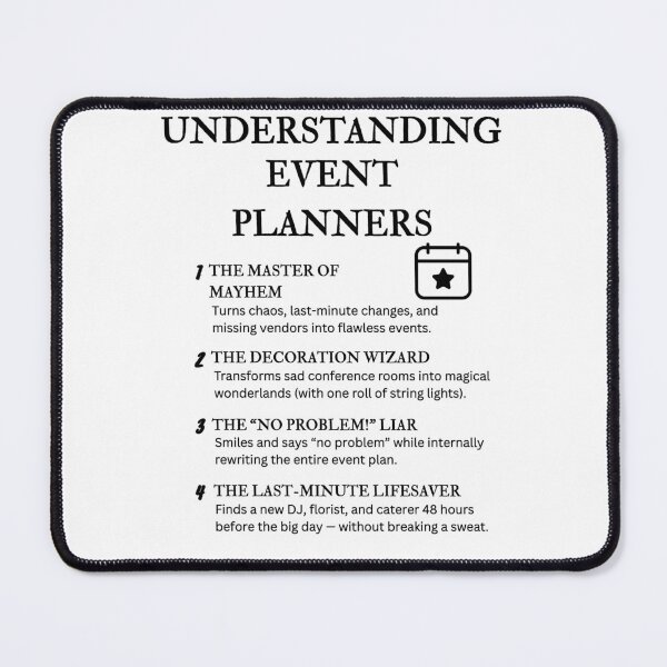 Item preview, Understanding Event Planners – Funny Chaos Coordinator Humor designed and sold by PsyFlow35.