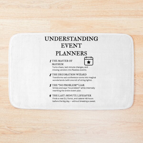 Item preview, Understanding Event Planners – Funny Chaos Coordinator Humor designed and sold by PsyFlow35.