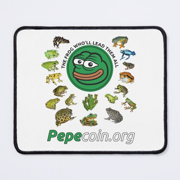 Item preview, Frog Leader pepecoin.org designed and sold by NoiseToSeeYou.