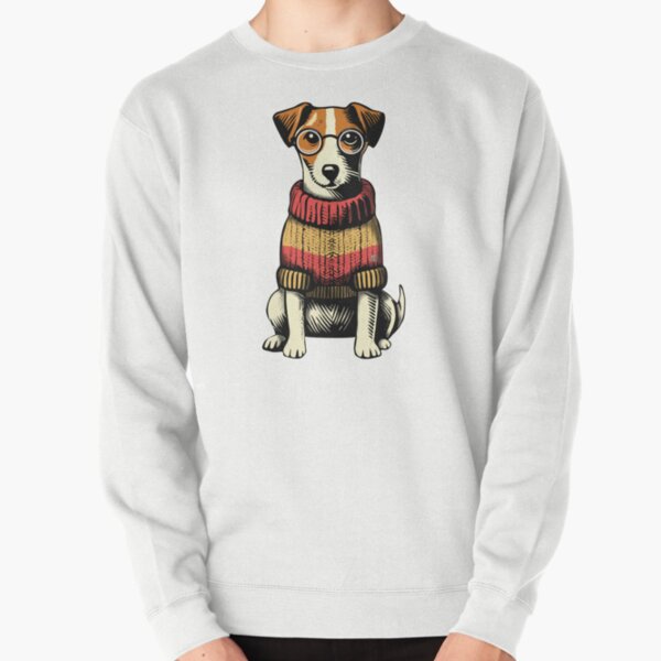 Item preview, Cute Jack Russell Terrier Dog in Cozy Sweater Illustratio designed and sold by krisevansart.