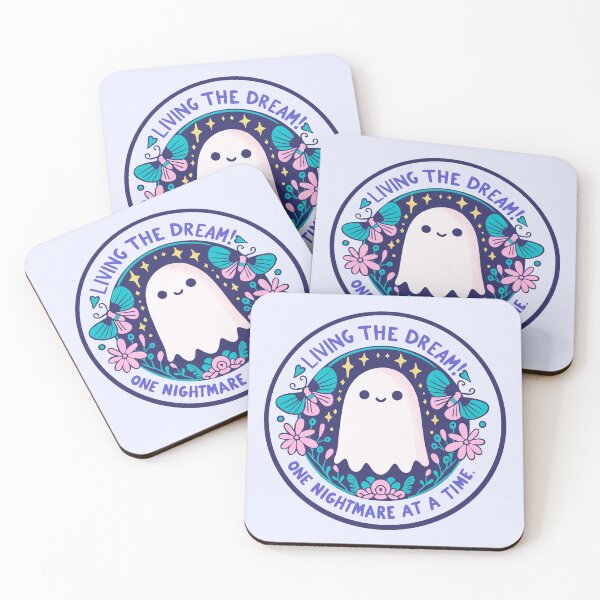 Artikelvorschau, Copy of Living the dream - cute ghost entworfen und verkauft von Itouchedabee.