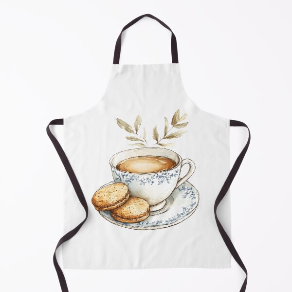 Item preview, Light Academia Aesthetic Art: Teacup and Biscuits designed and sold by bapupa.