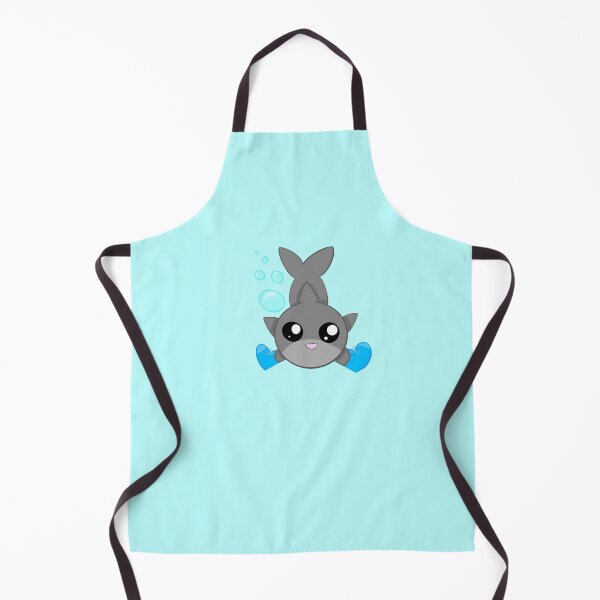 Item preview, Stylish shark! light blue background designed and sold by CreationsByFey.