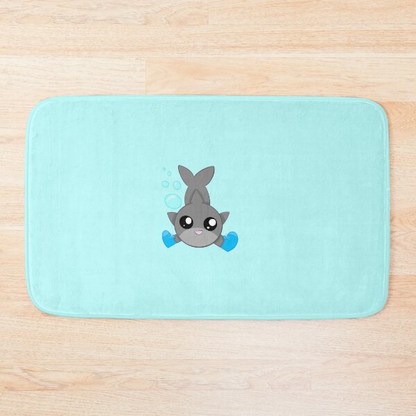 Item preview, Stylish shark! light blue background designed and sold by CreationsByFey.