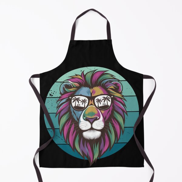 Item preview, Lion in Sunglasses, Lion, Colorful Lion, Lion with Sunglasses,  Summer Vibes, Lion Art, Summer Lion designed and sold by KolorellaS.