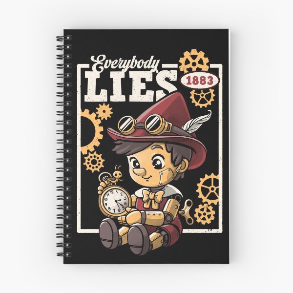 Item preview, Pinocchio steampunk everybody lies designed and sold by NemiMakeit.