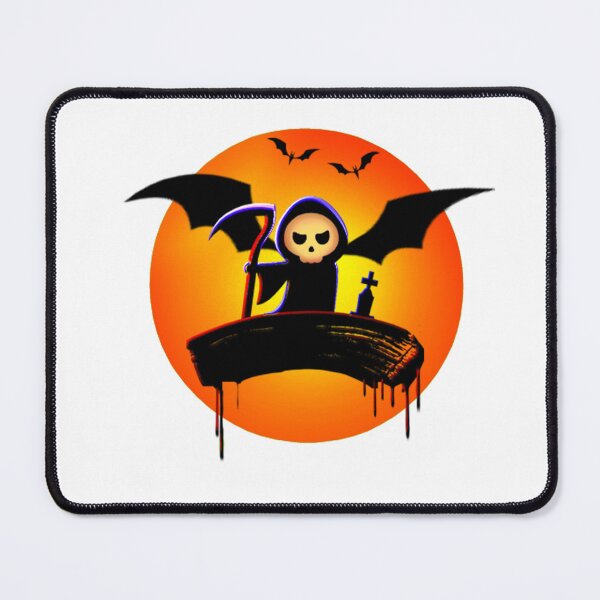 Item preview, Halloween scary evil pumpkin horror pumpkin head design with halloween Bats monster designed and sold by Best-Art-Design.