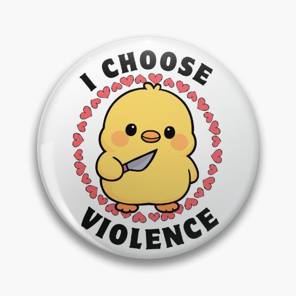 Item preview, Cute duck - I chose violence  designed and sold by FarieArt.