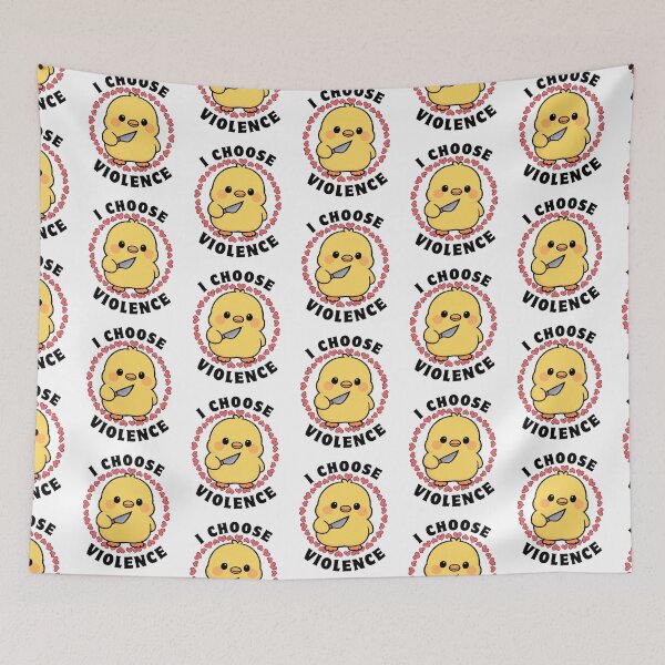 Item preview, Cute duck - I chose violence  designed and sold by FarieArt.