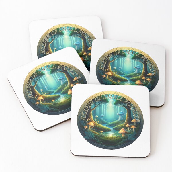 Item preview, Keeper of Small Forests – Enchanted Grove Badge designed and sold by Gnome Grove.