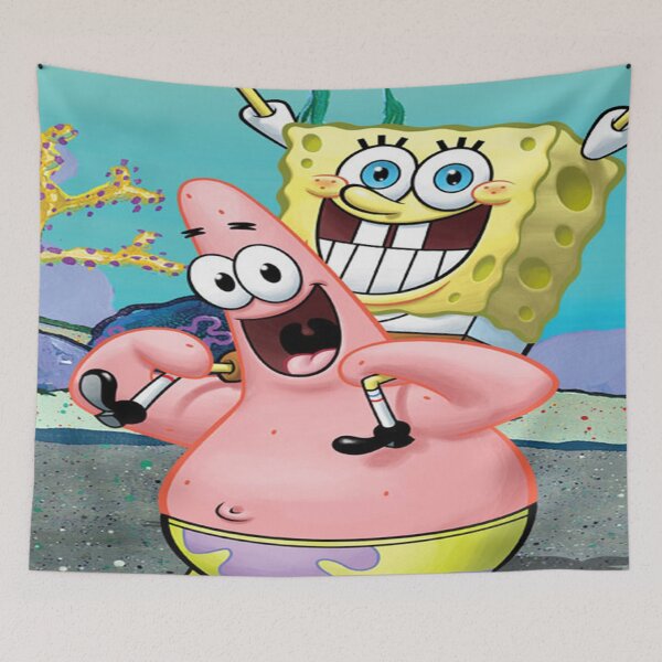 Item preview, H7300 Spongebob and Pattrick designed and sold by Jacobsoh.