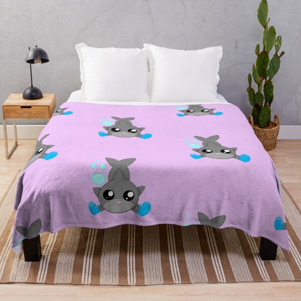 Item preview, Stylish shark! Purple background designed and sold by CreationsByFey.