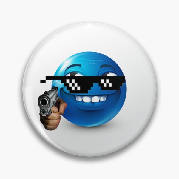 Item preview, Blue Emoji Cheeky Face Revamp designed and sold by Iyannablossoms.