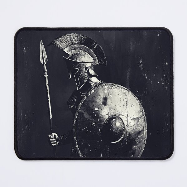 Item preview, Spartan Shield & Spear Classic Retro designed and sold by redstar19.