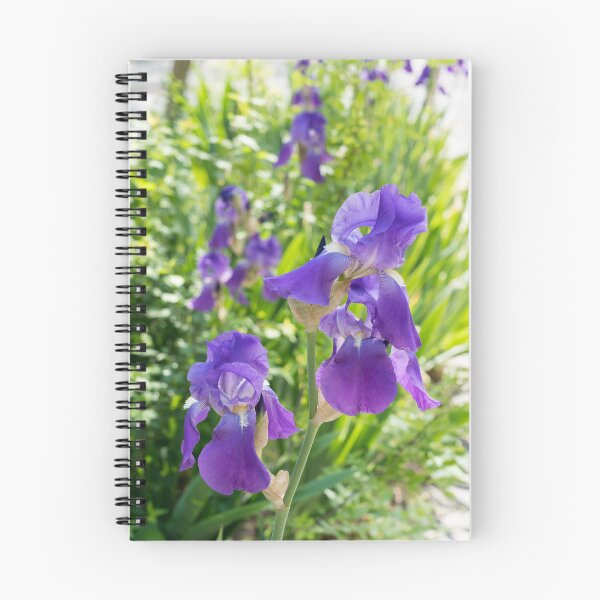 Item preview, Purple Iris Blooms Garden Edge designed and sold by Georgia Mizuleva.