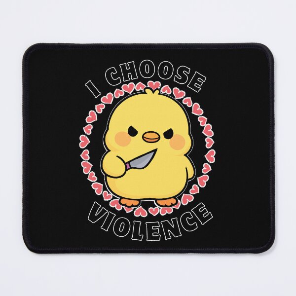 Item preview, Cute duck - I chose violence designed and sold by FarieArt.