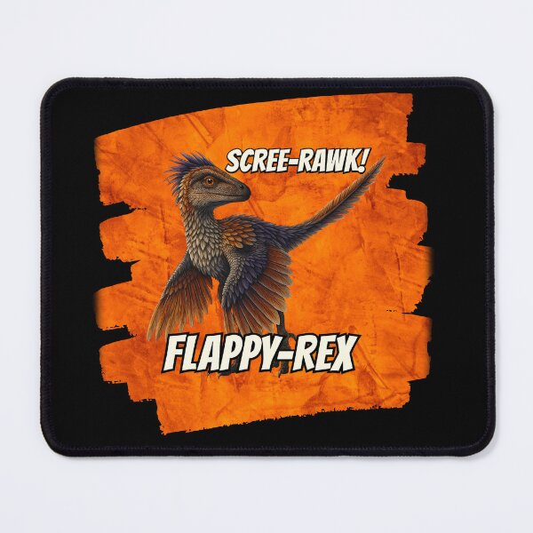 Item preview, Scree-Rawk Flappy-Rex Funny Prehistoric Dino Shirt designed and sold by TeesNtotes.