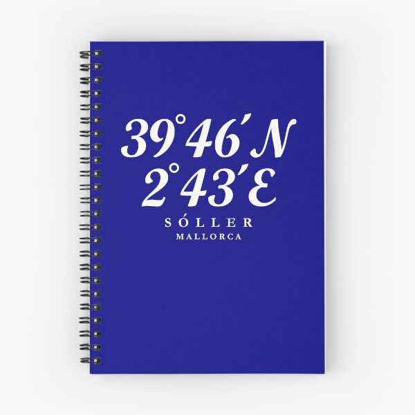 Item preview, Sóller, Mallorca coordinates (white) designed and sold by theshirtshops.