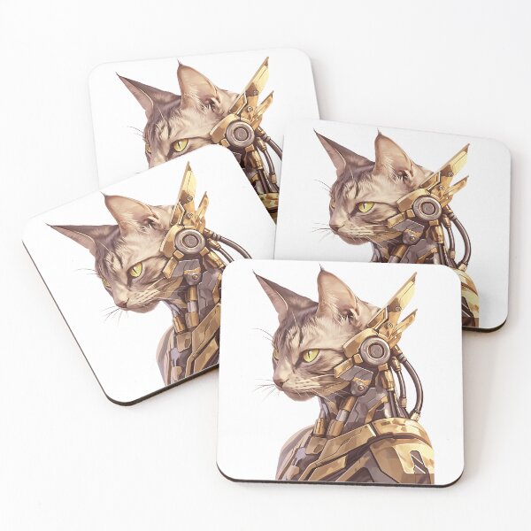 Item preview, Sci-Fi Mecha Cat  designed and sold by bapupa.