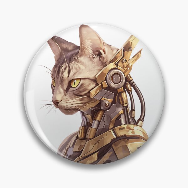 Item preview, Sci-Fi Mecha Cat  designed and sold by bapupa.