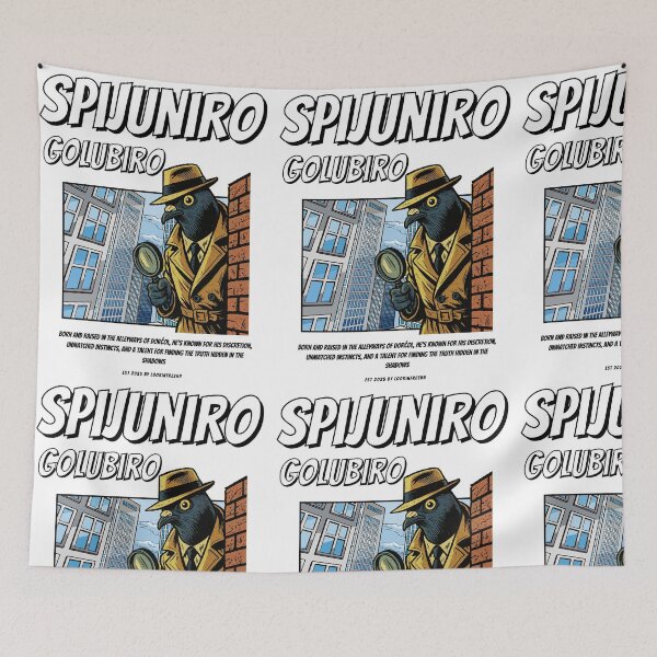 Item preview, Spijuniro Golubiro 90's Comic Style  (Italian Brainrot) designed and sold by LookinFreshh.