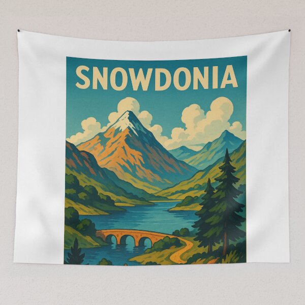 Item preview, Snowdonia Mountain and Lake – Scenic Eryri National Park, Wales designed and sold by Aryabek.
