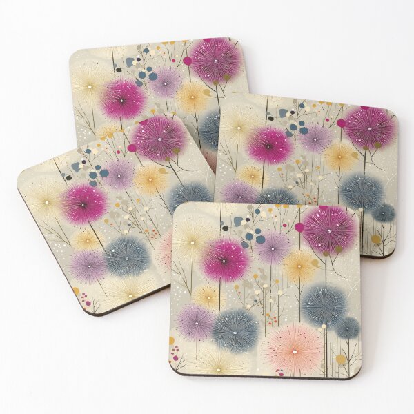 Item preview, Radiant Burst Botanical Pattern in Jewel Tones designed and sold by Moisky Patterns.