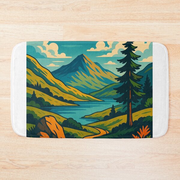 Item preview, Snowdonia Lake and Mountain Path – North Wales Wilderness designed and sold by Aryabek.