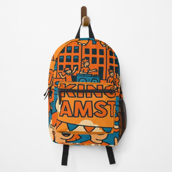 Item preview, King’s Day Amsterdam – Orange Vibes Retro Festival Design designed and sold by StudioCultura.