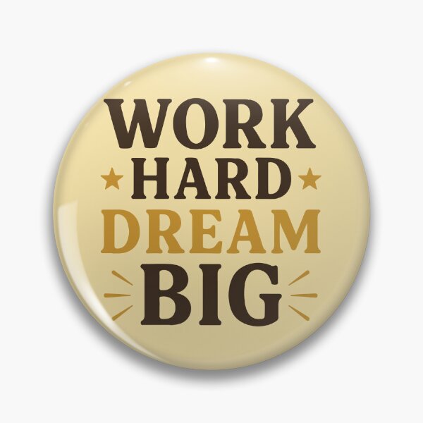 Item preview, Work Hard, Dream Big – Motivational Labor Day Design designed and sold by Emanova9.