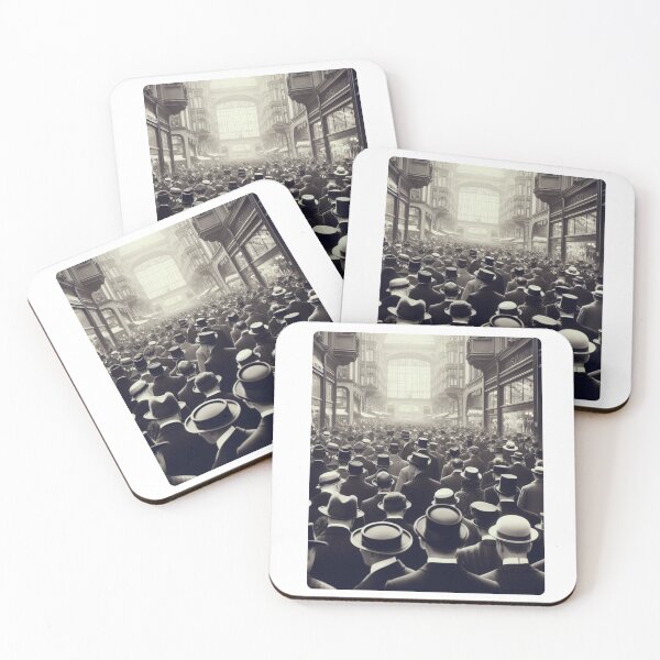 Item preview, 1920s Berlin Germany AI Art – Vintage Black and White City Scene Design for Clothing, Accessories, and Urban Decor designed and sold by knalpot-design.