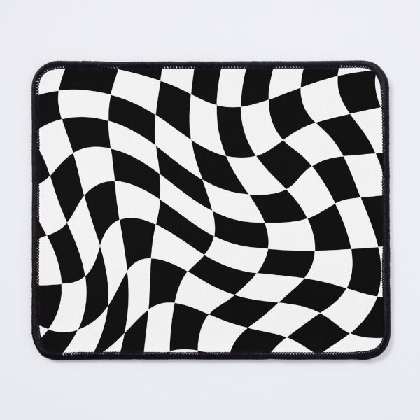 Item preview, Wavy Black and White Chessboard Design designed and sold by Chess64.