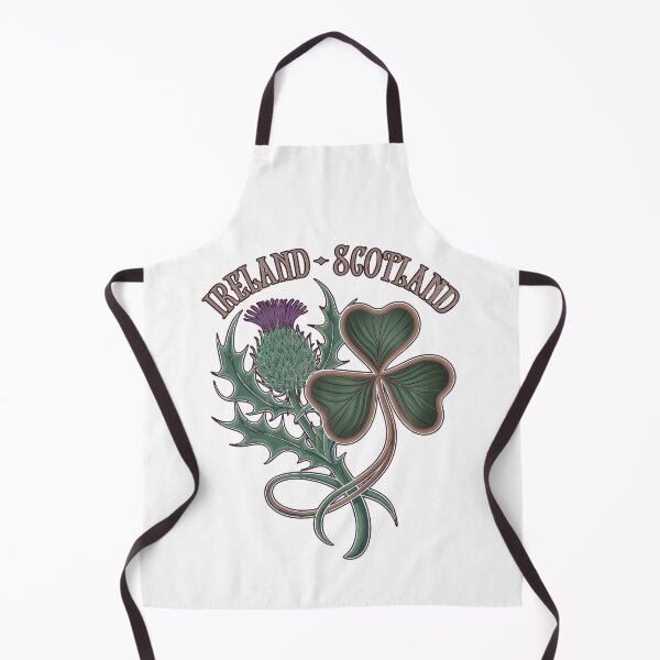 Artikelvorschau, Schottland Irland - Distel und Kleeblatt - Irisch Schottisch Keltisch entworfen und verkauft von CELTIC-DESIGNS.