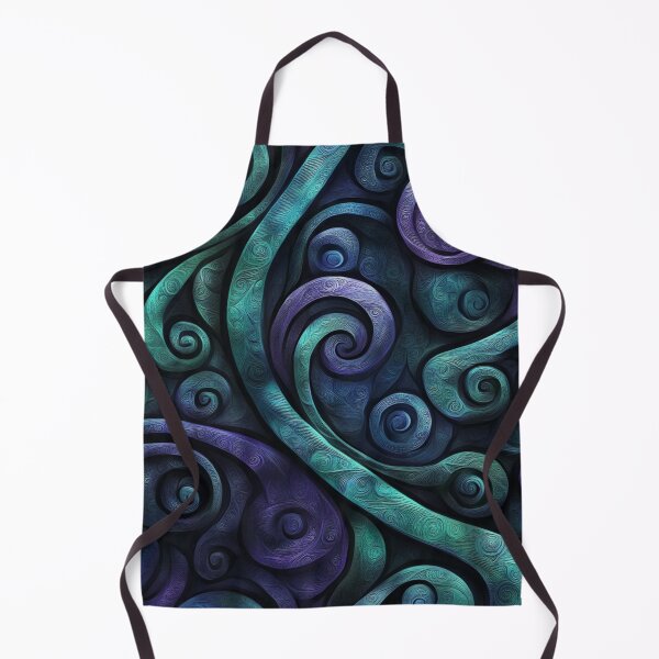 Artikelvorschau, Neuseeland Māori Paua Muster Koru Design 391 entworfen und verkauft von GrinGalore.