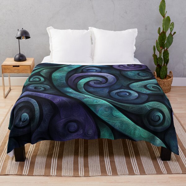 Item preview, Patrón Paua maorí de Nueva Zelanda Diseño Koru 391 designed and sold by GrinGalore.