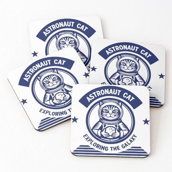 Item preview, An Astronaut Cat's Galactic Journey designed and sold by designdukan.